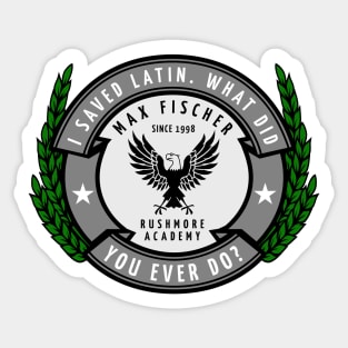 I saved latin Sticker